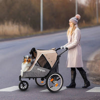 Ibiyaya Happy Pet Trailer / Jogger 2.0 (Latte)