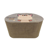 Ps Momo Cat Half Circular Scratch Board With Bell Balls