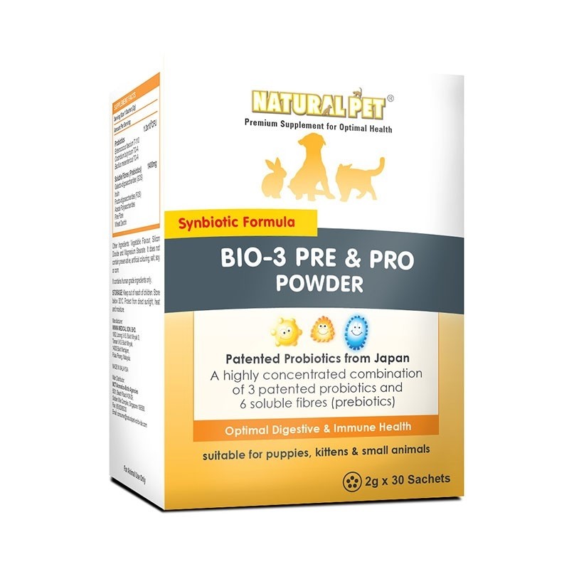 Natural Pet Bio-3 Pre & Pro Powder