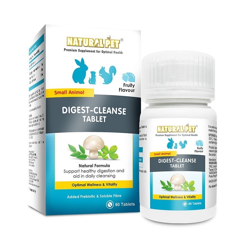 Natural Pet Digest & Cleanse Tablet (Small Animals)