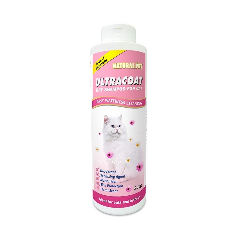 Natural Pet Ultracoat Cat Dry Shampoo Pets' Station