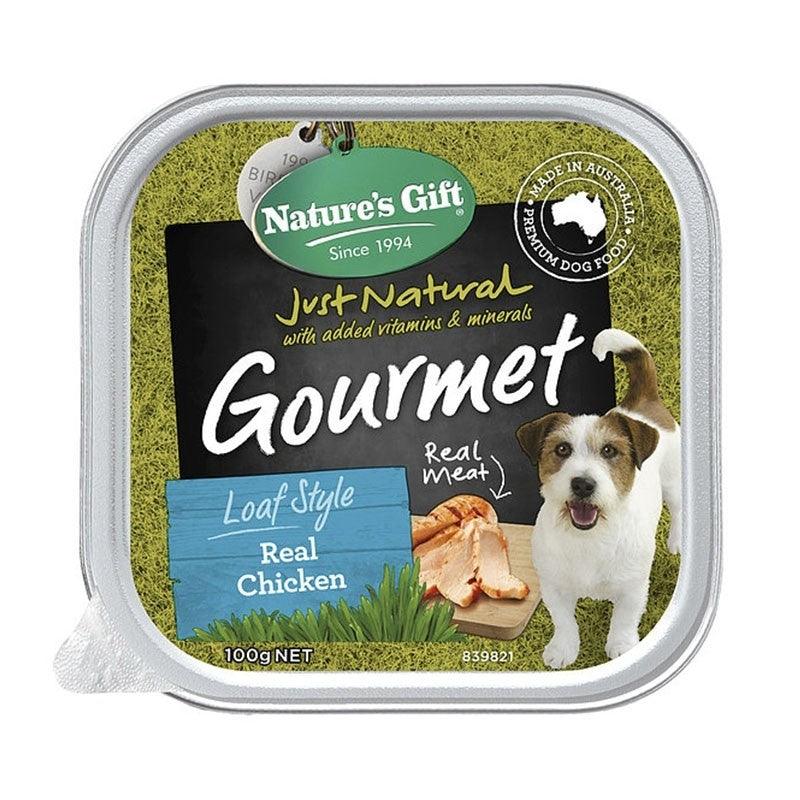 Nature's Gift Gourmet Loaf Style Real Chicken Tray Dog Food - Pets' Station