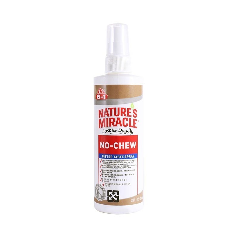 Nature's Miracle Just For Dogs No Chew Bitter Taste Spray