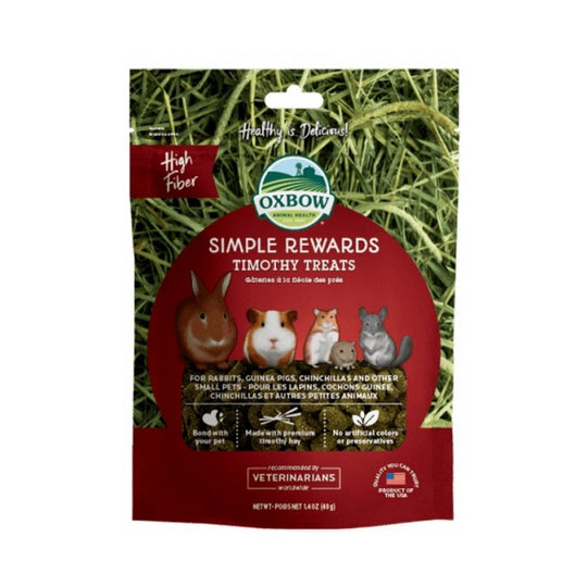 Oxbow Simple Rewards Timothy Hay Small Animal Treats