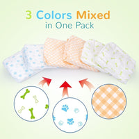 Pet Soft Pet Disposable Female Puppy Dog Diaper 22-40cm (xs) 12pcs