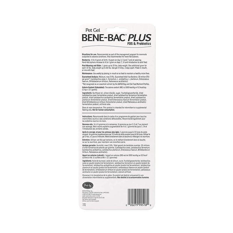 Petag Bene-bac Plus Pet Gel Carded