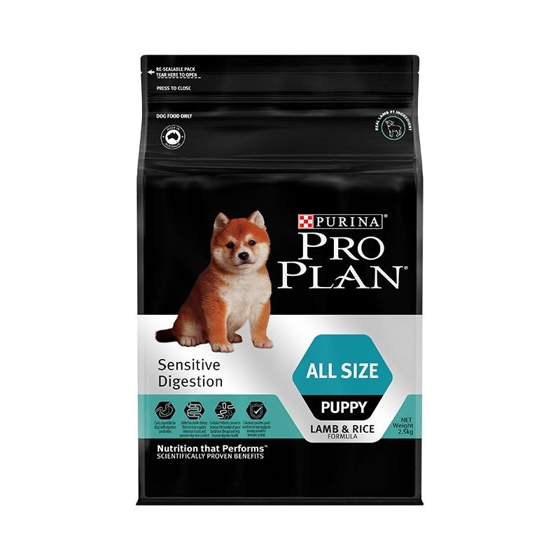 Pro Plan Puppy Sensitive Digestion Lamb Rice Dry Dog Food – Pets