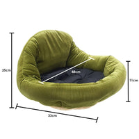 Ps Haodi High Back Green Pet Bed