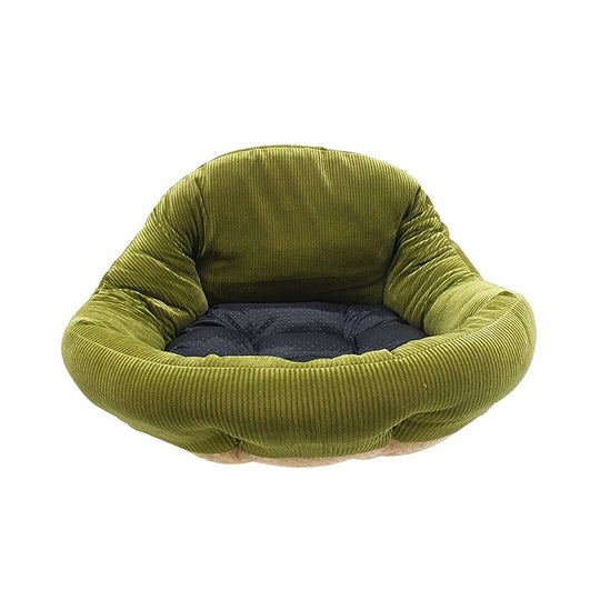 Ps Haodi High Back Green Pet Bed