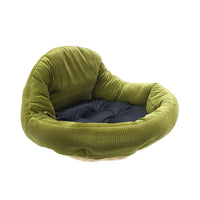 Ps Haodi High Back Green Pet Bed