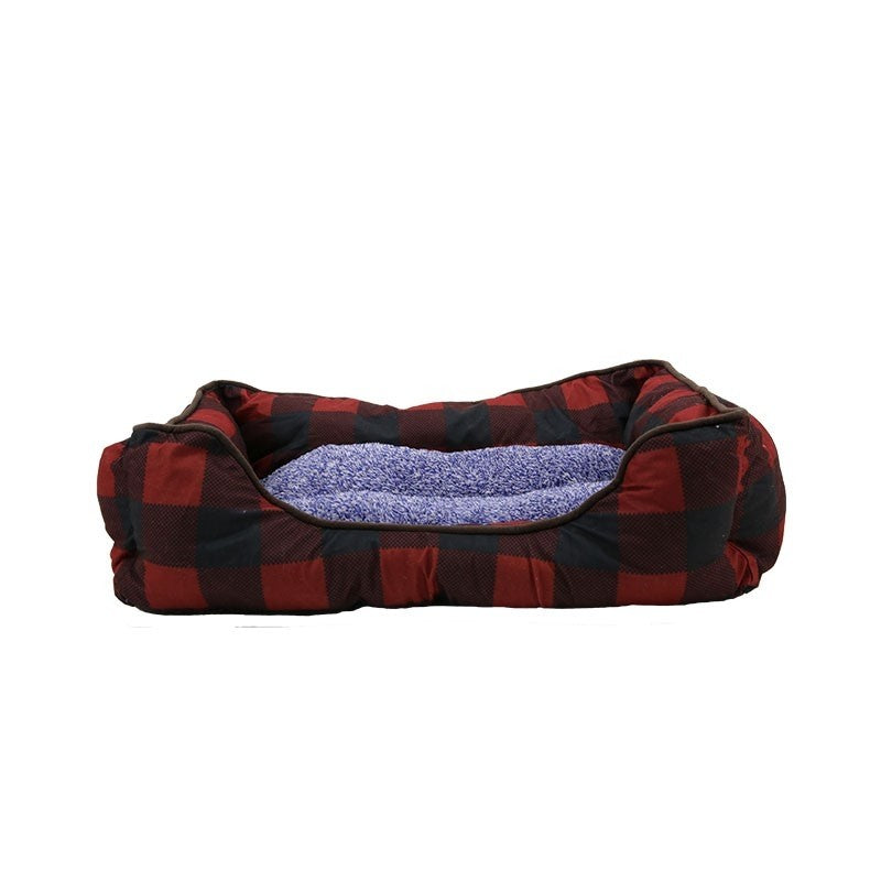 Ps Kd Checker Rect Pet Bed B193