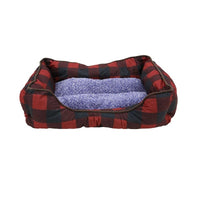 Ps Kd Checker Rect Pet Bed B193