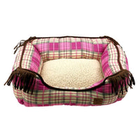 Ps Pink Checker Pet Bed