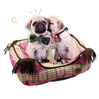 Ps Pink Checker Pet Bed