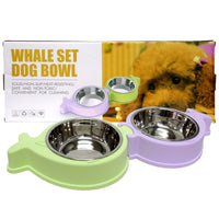 Ps Whale Set Dog Bowl