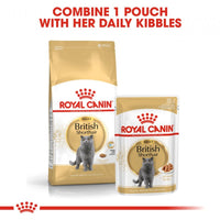 Royal Canin Feline Breed Nutrition Adult British Shorthair Pouch Cat Food