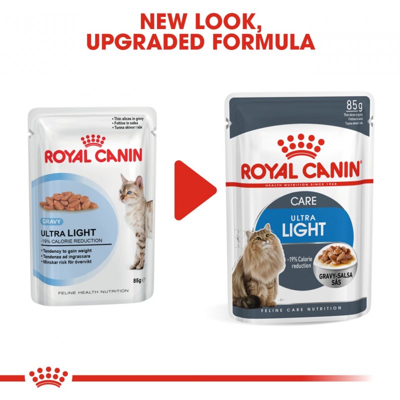 Royal Canin Feline Care Nutrition Ultra Light Pouch Cat Food