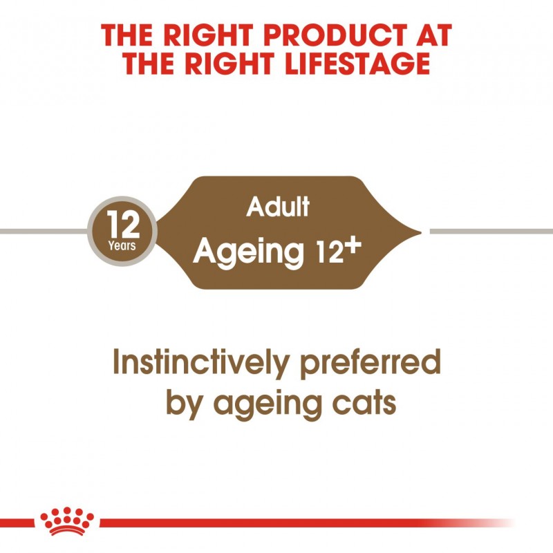 Royal Canin Feline Health Nutrition Ageing 12+ Pouch Cat Food