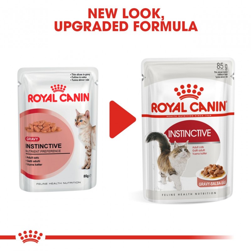 Royal Canin Feline Health Nutrition Instinctive Gravy Pouch Cat Food