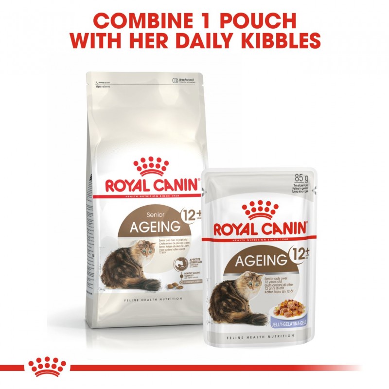 Royal Canin Feline Health Nutrition Senior Ageing Sterilised 12+ Dry Cat Food