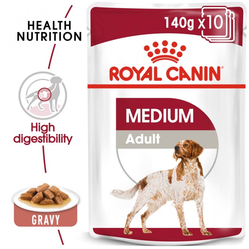 Royal Canin Size Health Nutrition Medium Adult Pouch Dog Food