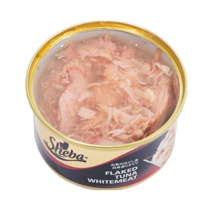Sheba Flaked Tuna In Gravy Canned Cat Food