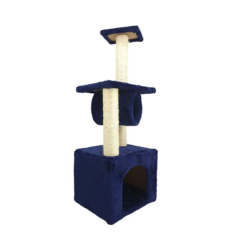 Sin Cheng 3 Tier Cat Scratching Post (Blue)