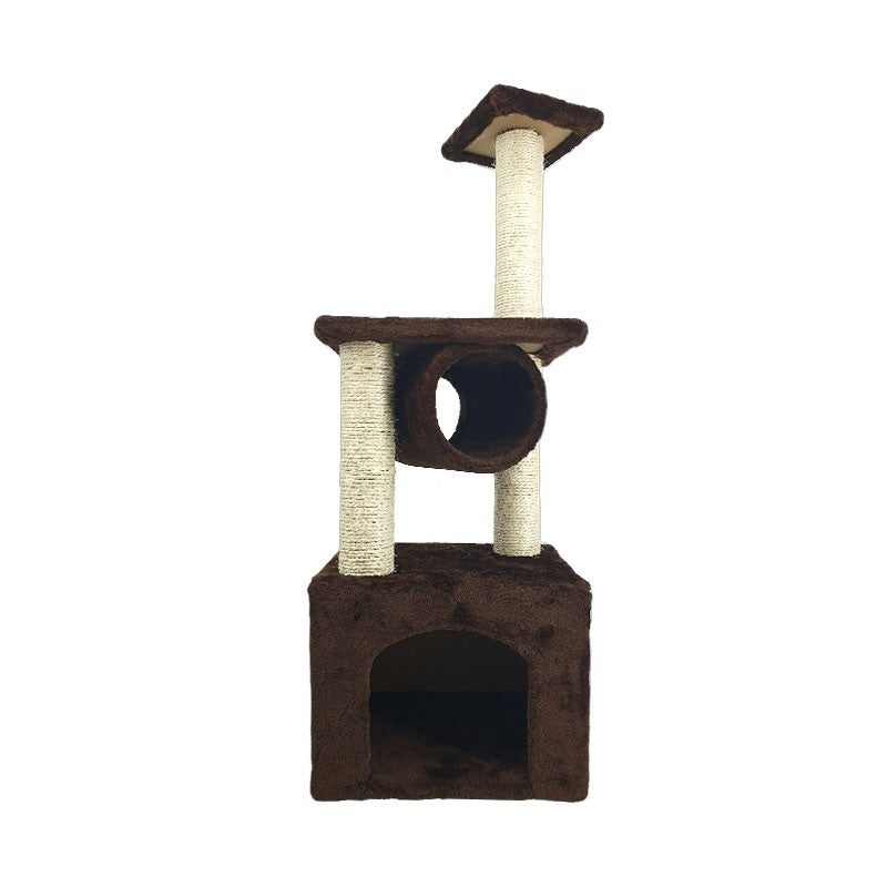 Sin Cheng 3 Tier Cat Scratching Post (Brown)