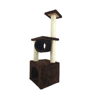 Sin Cheng 3 Tier Cat Scratching Post (Brown)