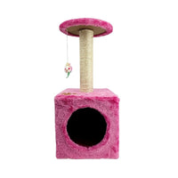 Sin Cheng Paw Printed Cat Scratching Post (Pink)