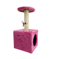 Sin Cheng Paw Printed Cat Scratching Post (Pink)
