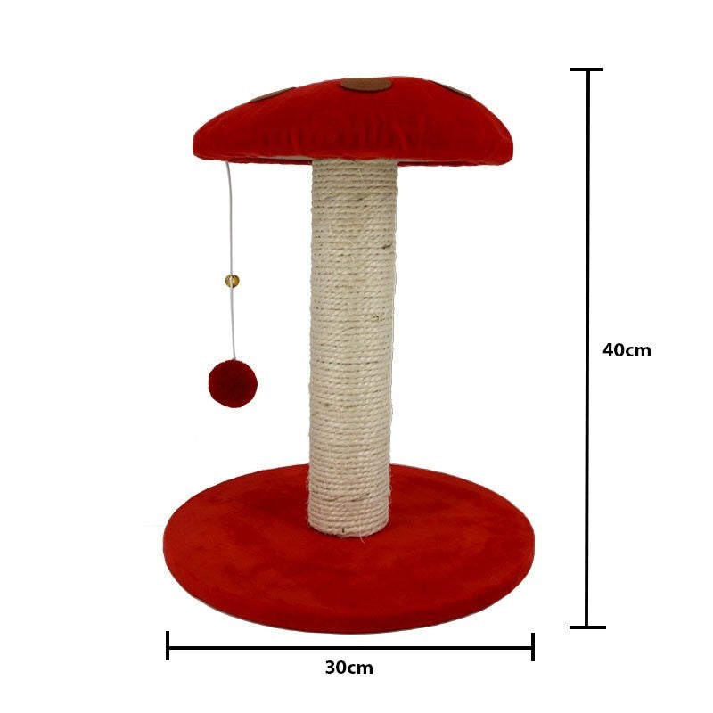 Sin Cheng Shroom Scratching Post (Red)