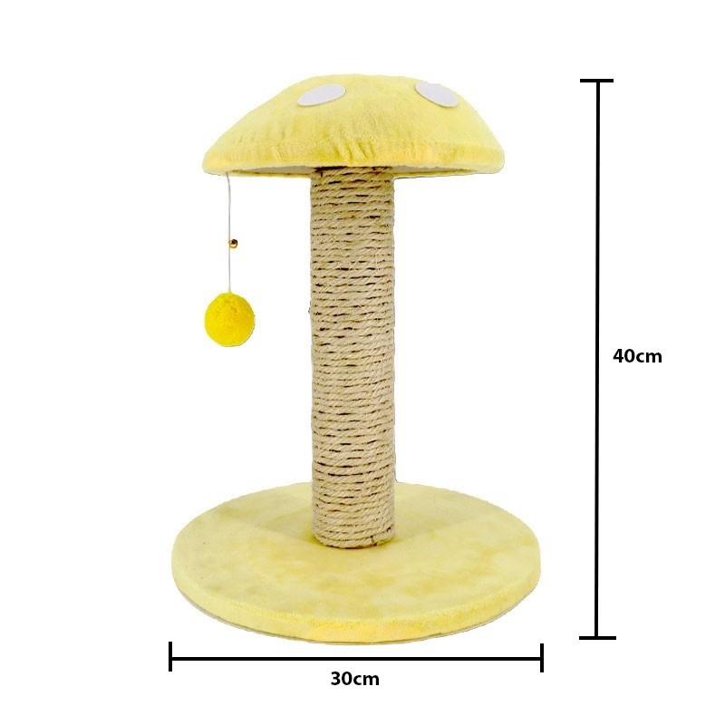 Sin Cheng Shroom Scratching Post (Yellow)