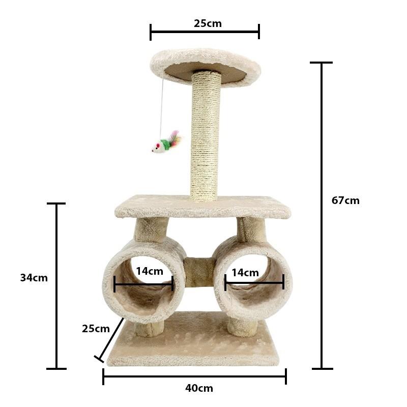 Sin Cheng Specs Cat Scratch Post (Beige)