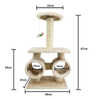 Sin Cheng Specs Cat Scratch Post (Beige)