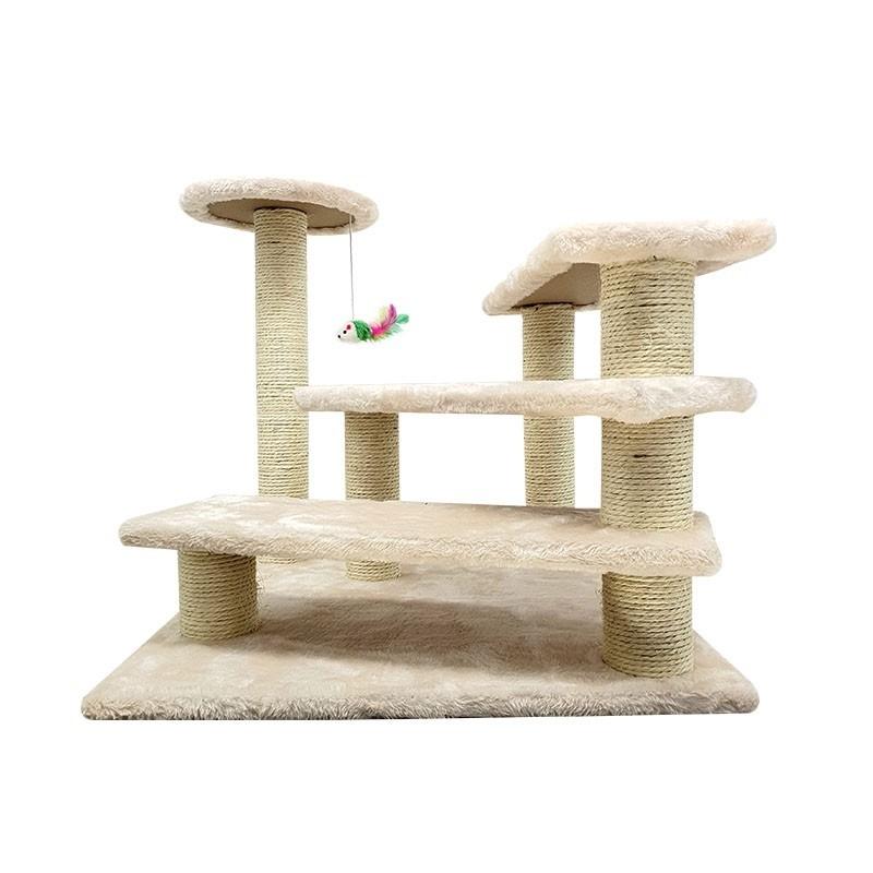 Sin Cheng Stairs Cat Scratching Post (Beige)