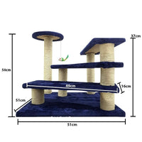 Sin Cheng Stairs Cat Scratching Post (Blue)