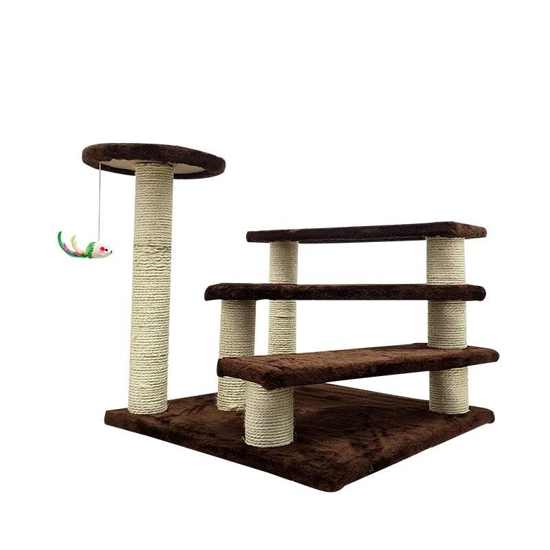 Sin Cheng Stairs Cat Scratching Post (Brown)