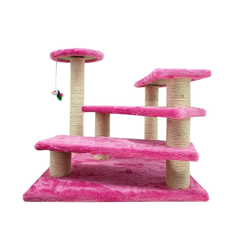 Sin Cheng Stairs Cat Scratching Post (Pink)