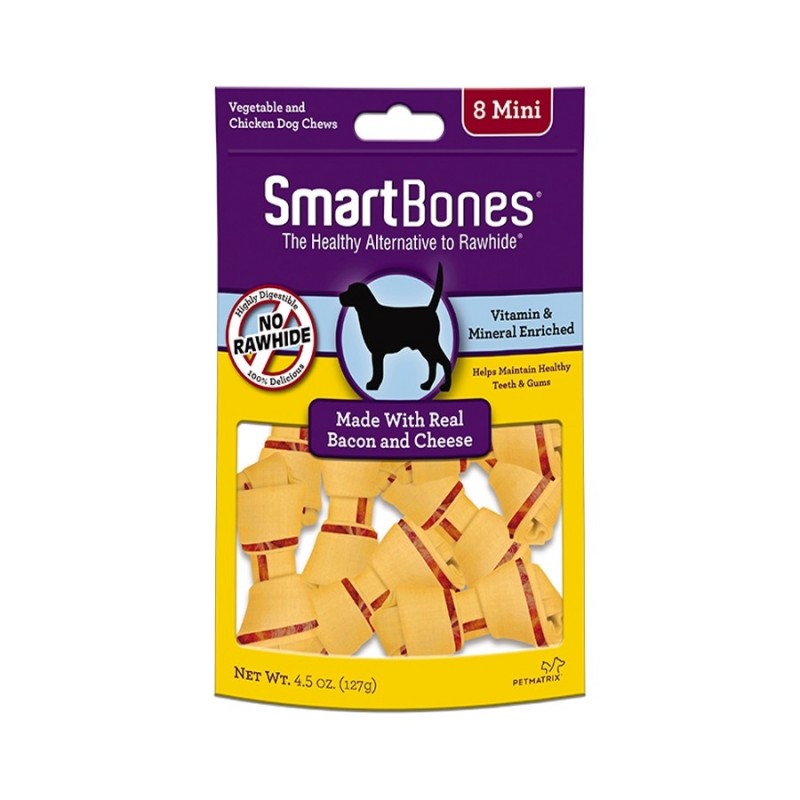 Smartbones Mini Bacon And Cheese 127g (8 Pieces)
