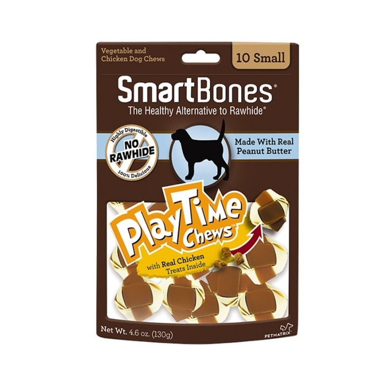 Smartbones Mini Playtime Peanut Butter 130g 10 Pieces Pets Station