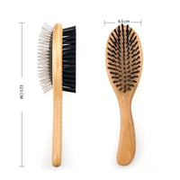 Unleash Bamboo Double Sided Pin & Bristle Brush