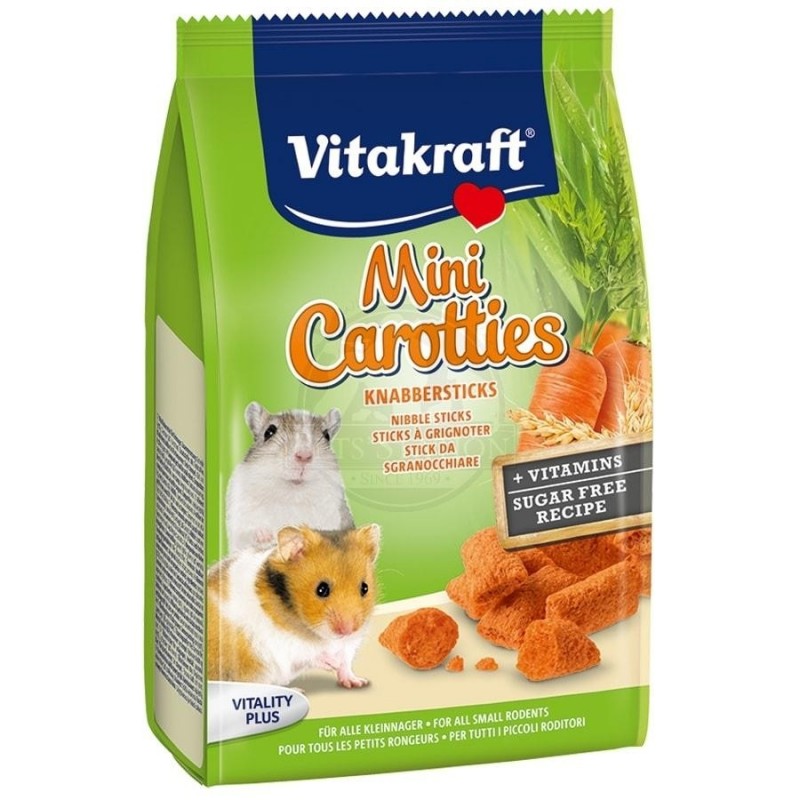 Vitakraft Mini Carotties Nibble Sticks Hamster Treat