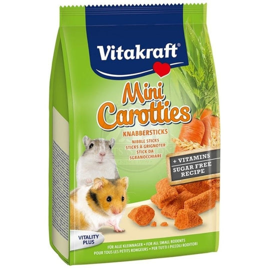 Vitakraft Mini Carotties Nibble Sticks Hamster Treat