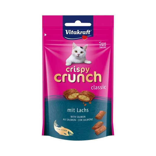 Vitakraft Crispy Crunch Classic Salmon Cat Treat