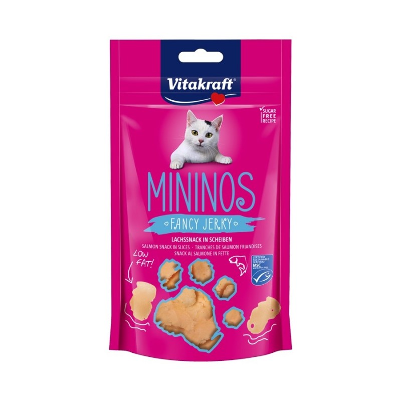 Vitakraft Mininos Fancy Jerky Salmon Cat Treat