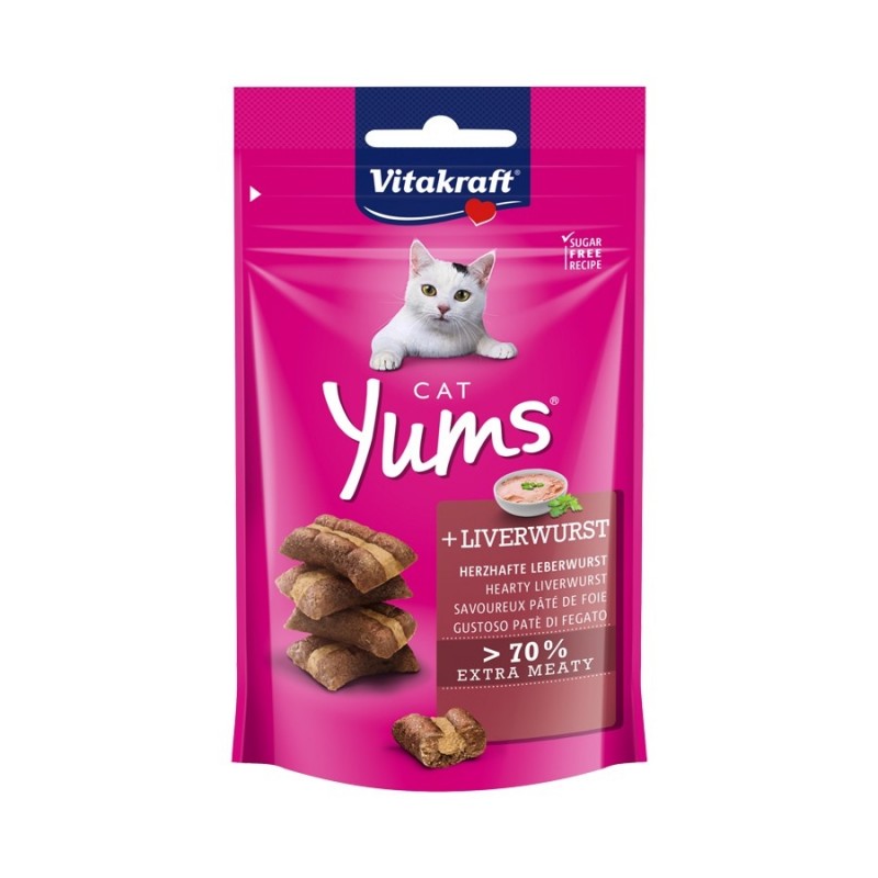 Vitakraft Cat Yums Liver Sausage Cat Treat