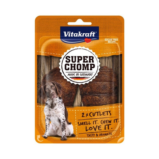 Vitakraft Super Chomp 2 Pieces Cutlets Dog Treat