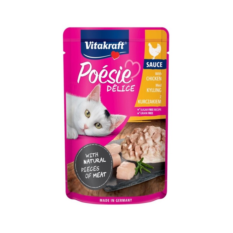 Vitakraft Poesie Deli Sauce Chicken Fillet Wet Cat Food