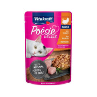 Vitakraft Poesie Deli Sauce Turkey Breast Wet Cat Food